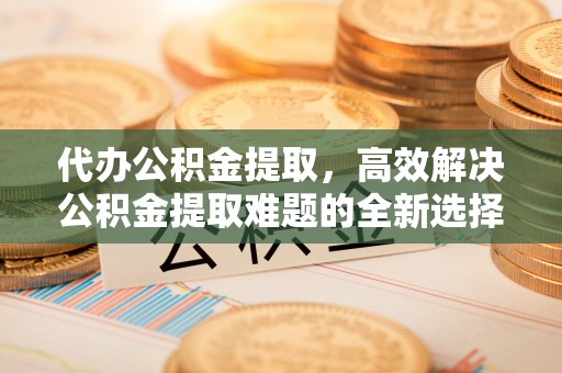 会同代办公积金提取，高效解决公积金提取难题的全新选择