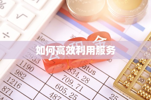 会同如何高效利用服务