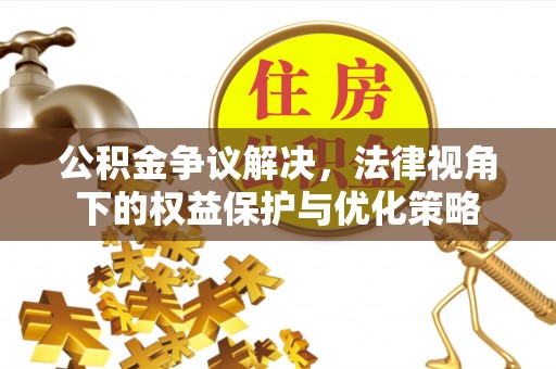 会同公积金争议解决，法律视角下的权益保护与优化策略