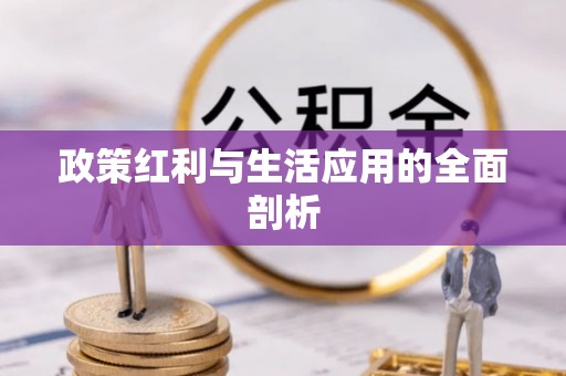 会同政策红利与生活应用的全面剖析