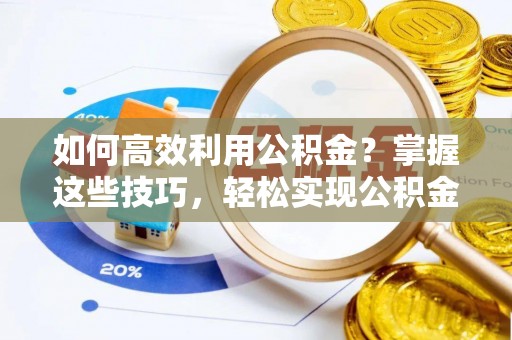 会同如何高效利用公积金？掌握这些技巧，轻松实现公积金代办提取